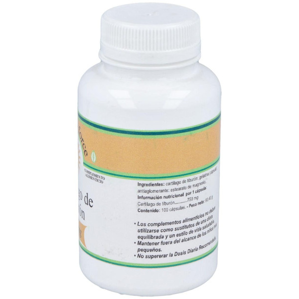 Cartilago De Tiburon 750Mg. 100Cap.