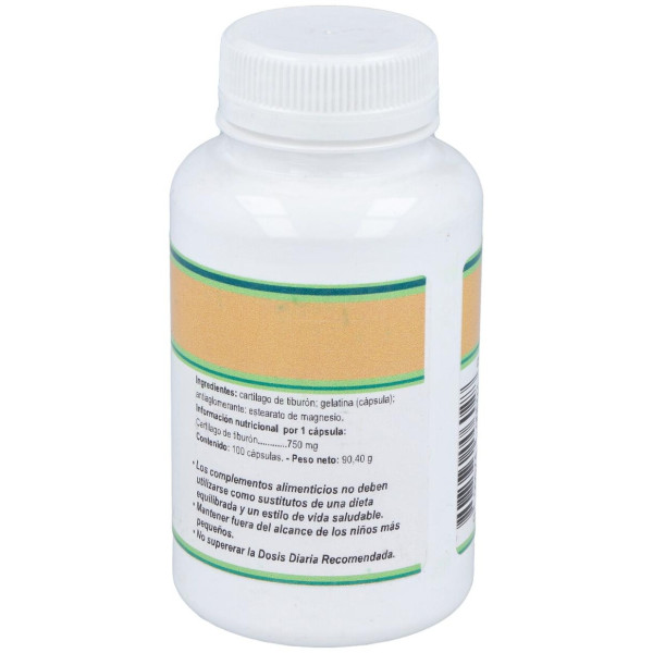 Cartilago De Tiburon 750Mg. 100Cap.