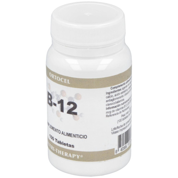 Ortocel Nutri-Therapy Vitamina B12 500Mcg 100Caps
