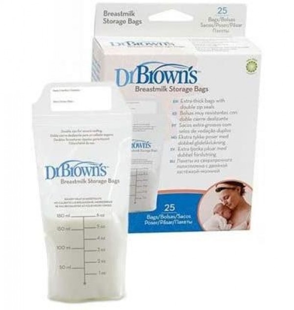 Dr Brown´S Bolsas Para Almacenar Leche Materna (25 U)