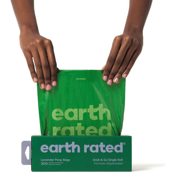 Rollo Bolsa Mascota Dispensador Lavanda 300 U
