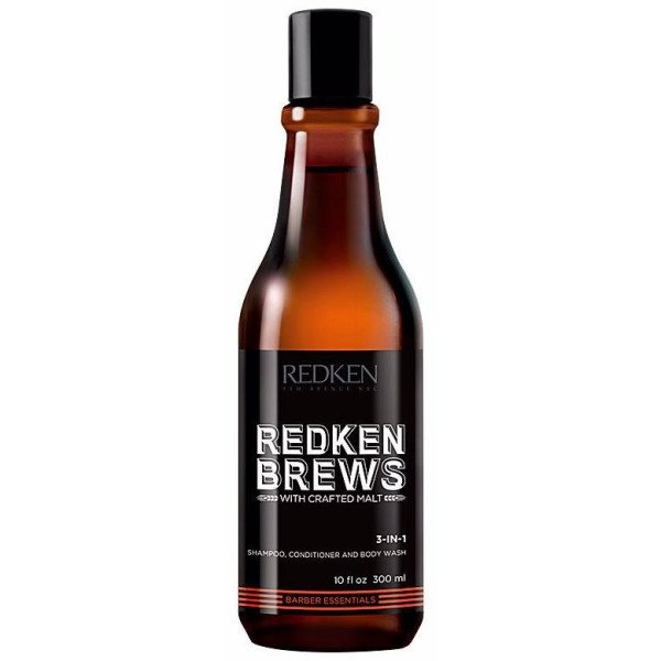 Redken Brews Champú 3 En 1 300Ml