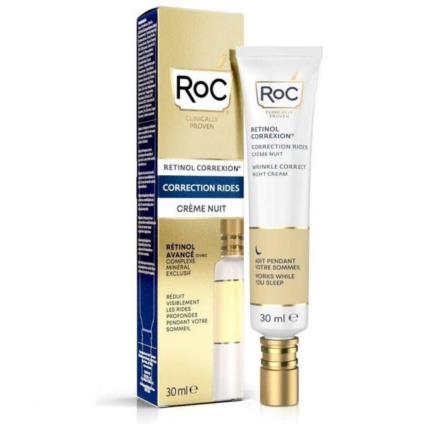 Roc Wrinkle Correct Crema De Noche 30Ml.