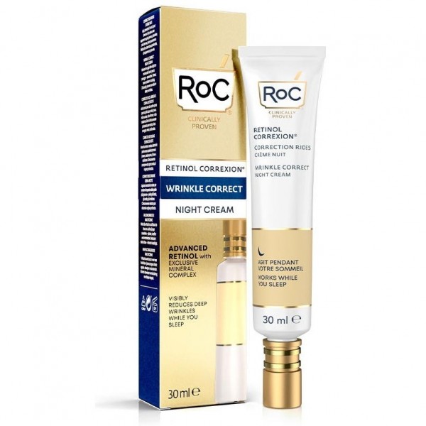 Roc Wrinkle Correct Crema De Noche 30Ml.