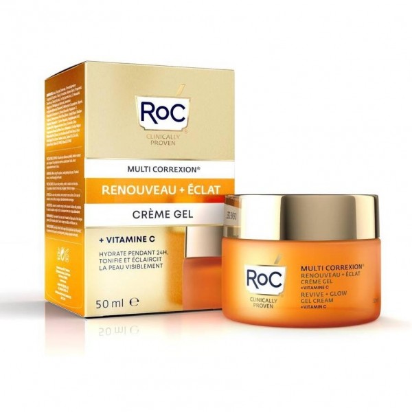 Roc Revive + Glow Crema En Gel, 50 Ml