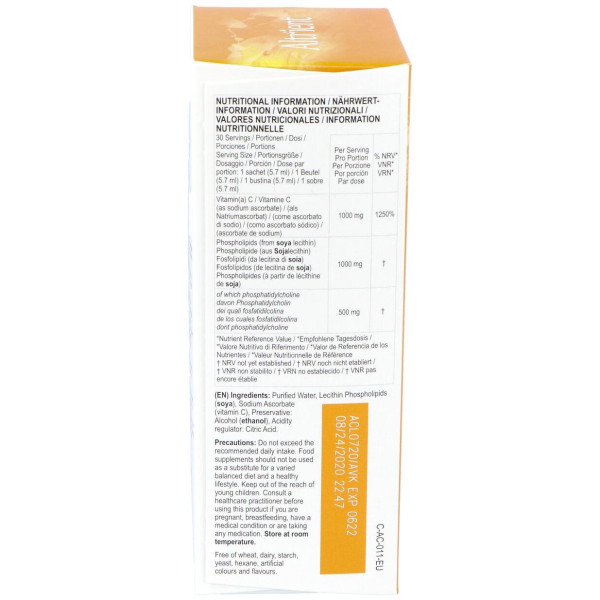 Altrient Vitamina C Liposomal 30Sbrs.