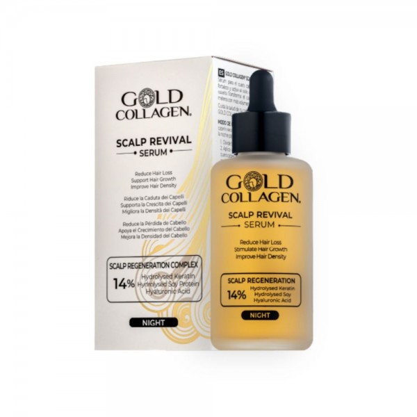 Gold Collagen Scalp Revival Sérum, 100 ml. - Areafar