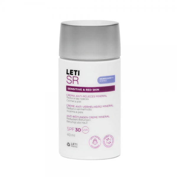 LETI SR Crema Anti-rojeces Mineral SPF30, 40 ml. - LETIPharma