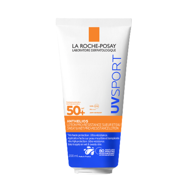 Anthelios UV Sport Locón Resistente Al Sudor y La Humedad, 200 ml. - La Roche Posay