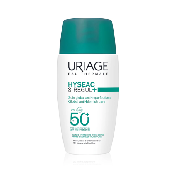 Hyseac 3-Regul+ Cuidado Global Anti.Imperfecciones SPF50+ , 50 ml. - Uriage