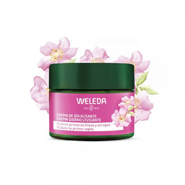 Crema de Día Alisante de Rosa Mosqueta y Té Blanco, 40 ml. - Weleda