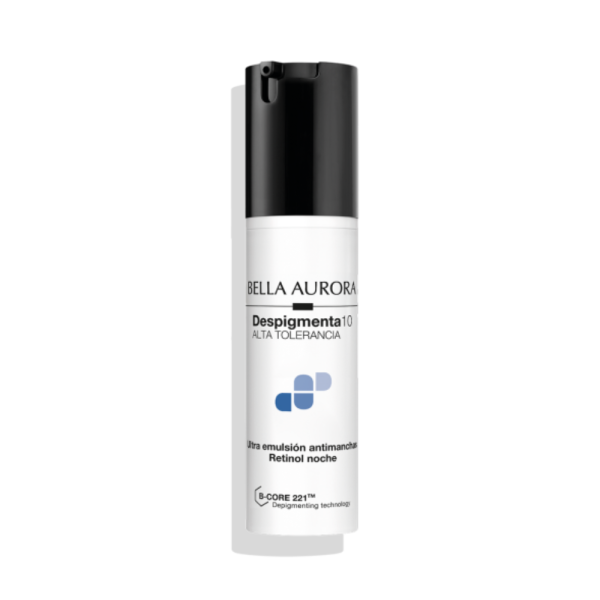 Despigmenta10 Ultra Emulsion Antimanchas Retinol Noche, 30 ml. - Bella Aurora Labs