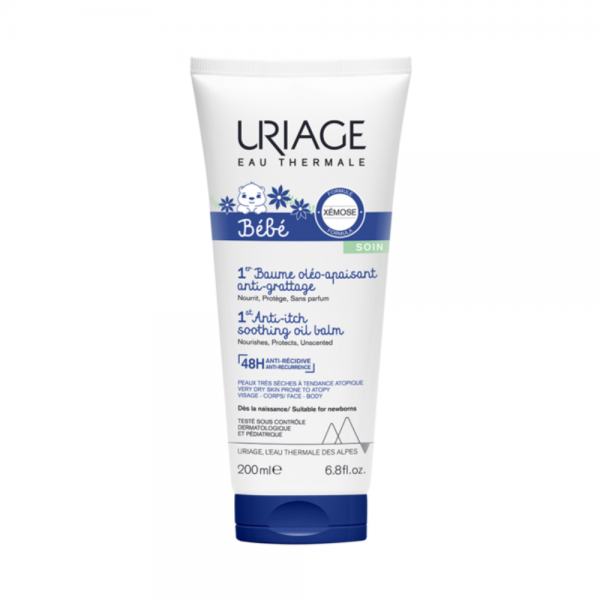 1er Bálsamo Óleo-Calmante Antipurito, 200 ml. - Uriage