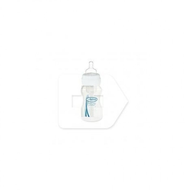 Biberon Vidrio Anticolico Tetina Silicona - Dr Brown´S Natural Flow Options (150 Ml 2 U Boca Ancha)