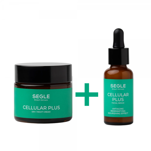 Cofre Antiedad Nutrición: Cellular Plus Serum, 30 ml. + Cellular Plus Crema, 50 ml. - Segle Clinical
