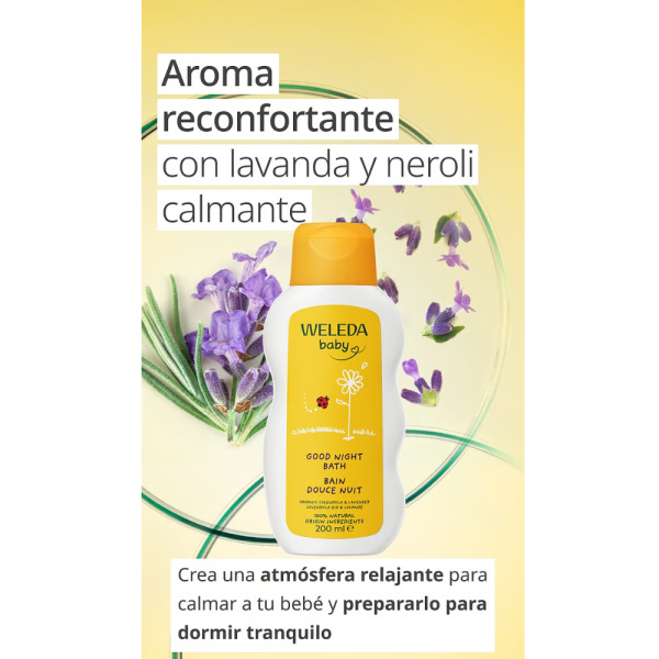 Calendula Good Nught Bath Crema de Baño, 200 ml. - Weleda