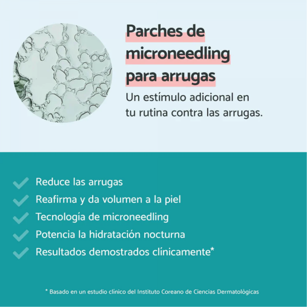 Parches de Microneedling para arrugas, 4 patches de 17 mg. - Remescar
