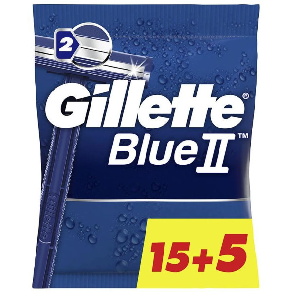 Blue Ii Cuchilla Afeitar Desechables 20 U