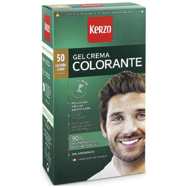 Tinte Para Hombre Gel-Crema 50 Castaño Claro 100 Gr
