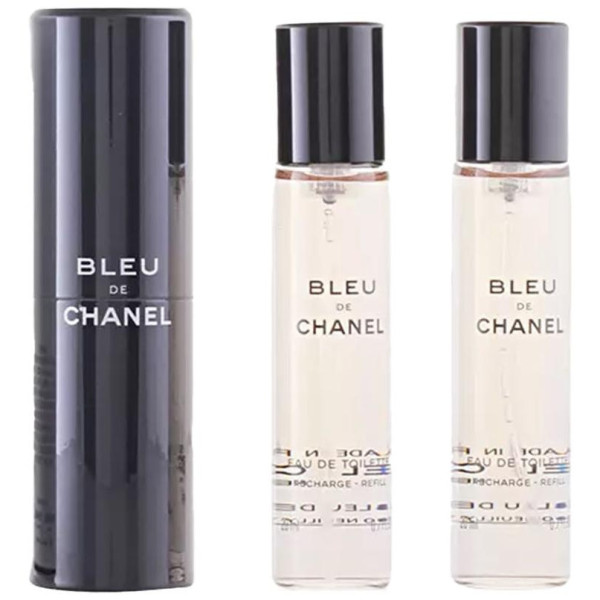 Bleu Eau De Toilette Vaporizador Refillable 3 X 20 Ml