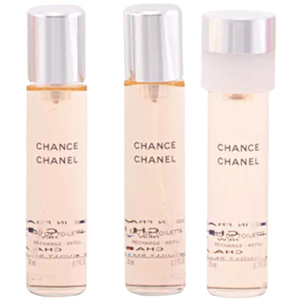Chance Eau De Toilette Vaporizador Twist Y Spray 3 Recargas 3 X 20 Ml