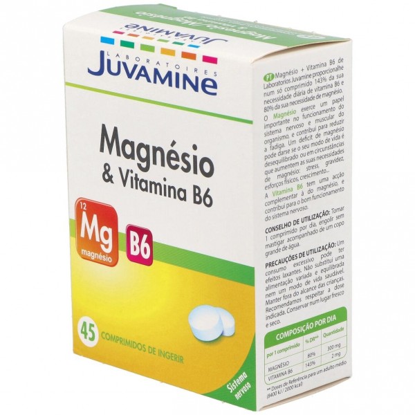 Urgo Juvamine Magnesio + Vitamina B6, 45 Comprimidos