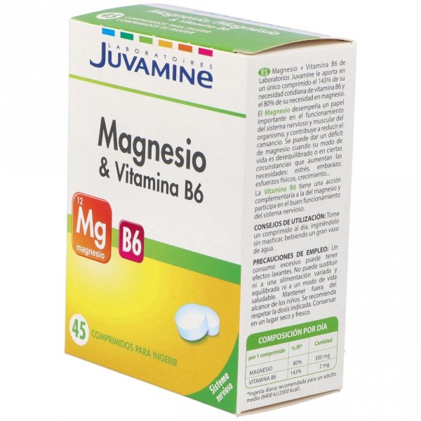 Urgo Juvamine Magnesio + Vitamina B6, 45 Comprimidos