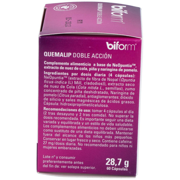 Biform Quemalip Doble Acción 60Cáps
