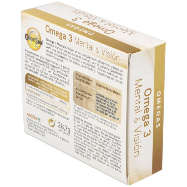 Dietisa Omega 3 Mental Y Visión 45 Perlas