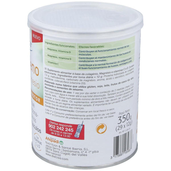 Dietisa Colágeno Con Magnesio 350G