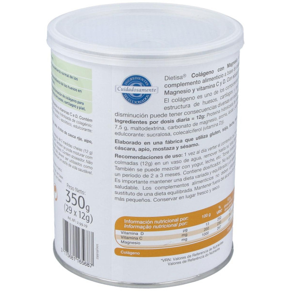 Dietisa Colágeno Con Magnesio 350G