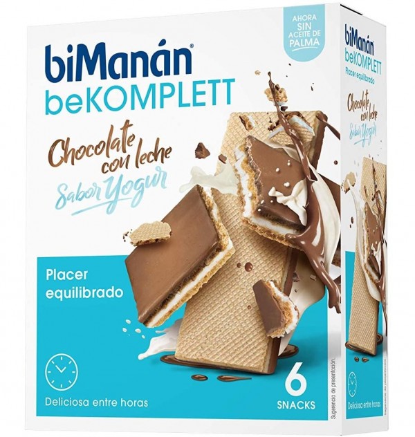 Bimanan Snack Chocolate C Leche (6 Biscuits 20 G Sabor Yogur)