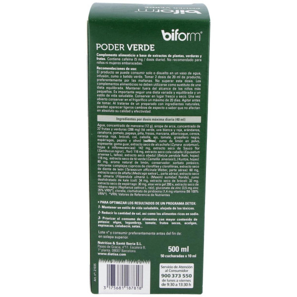 Biform Poder Verde 500Ml.