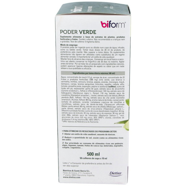 Biform Poder Verde 500Ml.
