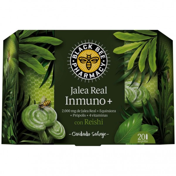 Black Bee Pharmacy Jalea Real Inmuno+ Con Reishi 20Amp