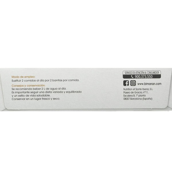 Bimanan Beslim Sustitutivo (10 Barritas 31 G Sabor Toffee Caramelo)