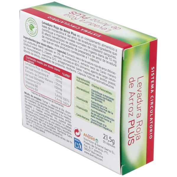 Levadura Roja De Arroz Plus 3% 30Cap. 2