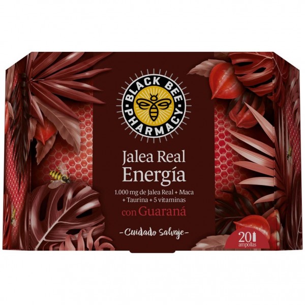 Black Bee Pharmacy Jalea Real Energía, 20 Ampollas