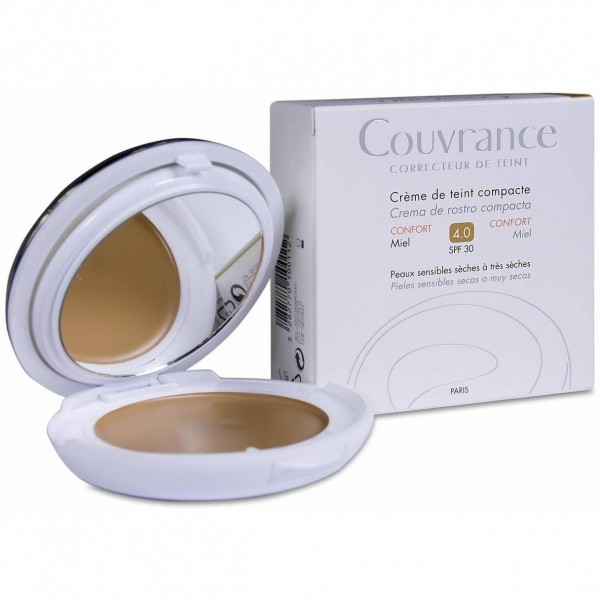 Couvrance Maquillaje Crema Compacta Confort Piel Seca Miel 9,5 Gr
