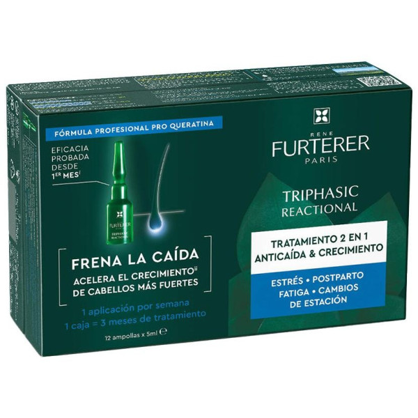 Triphasic Reaccional Ritual Anticaída Ampollas 12 X 5 Ml 2