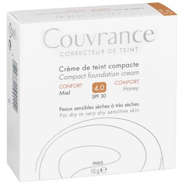 Couvrance Maquillaje Crema Compacta Confort Piel Seca Miel 9,5 Gr