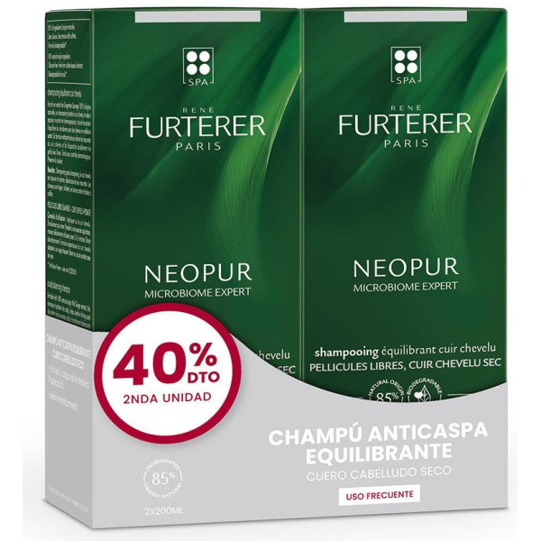 Neopur Microbiome Expert Champú Anticaspa Seca Duo 2 X 150 Ml