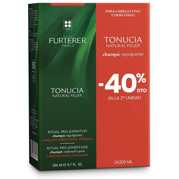 René Furterer Tonucia Natural Filler Champú Repulpante 2X200Ml