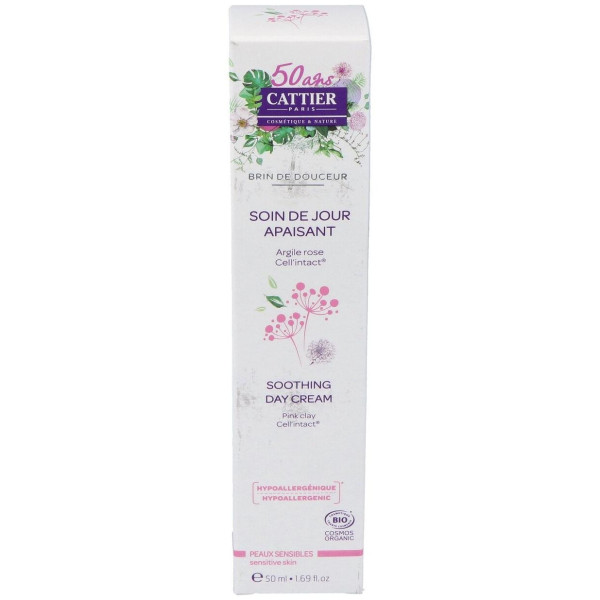 Cattier Crema De Dia Calmante 50Ml