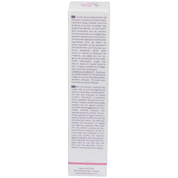 Cattier Crema De Dia Calmante 50Ml