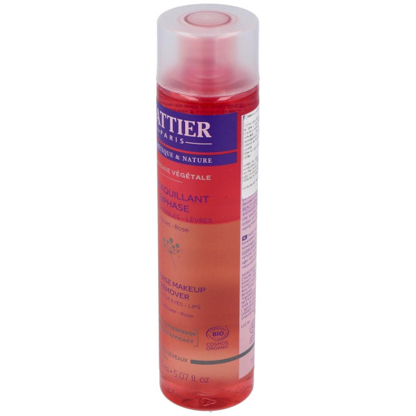 Cattier DMaquillant Bi-Phase Yeux LVres Sensibles 150Ml