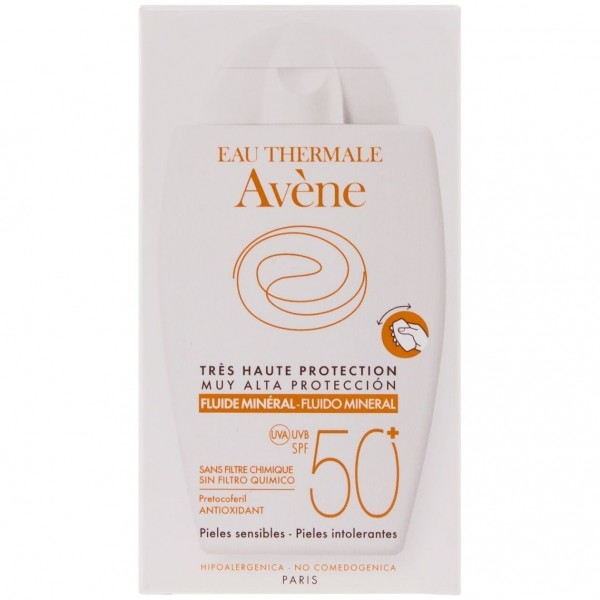 Avène Solar Fluido Mineral Spf50+ 40Ml