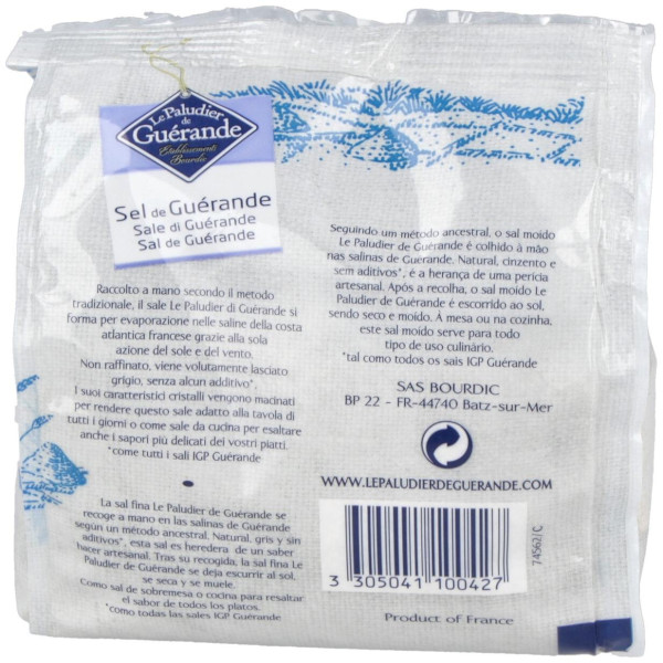 Le Paludier De Guerande Sal Fina Gis De Guerande 500G