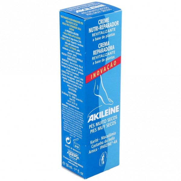 Akileïne Crema Nutri-Reparadora Pies Secos, 50 Ml