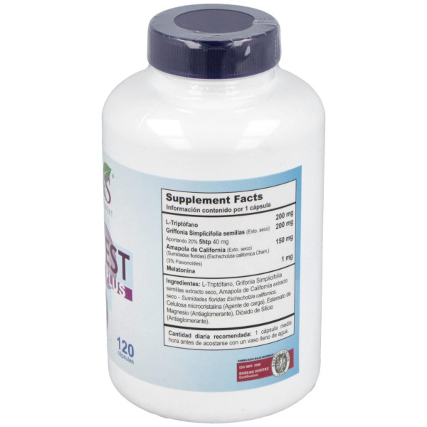 Melarest (Melatonina/Amapola C./-Triptofano) 120Ca
